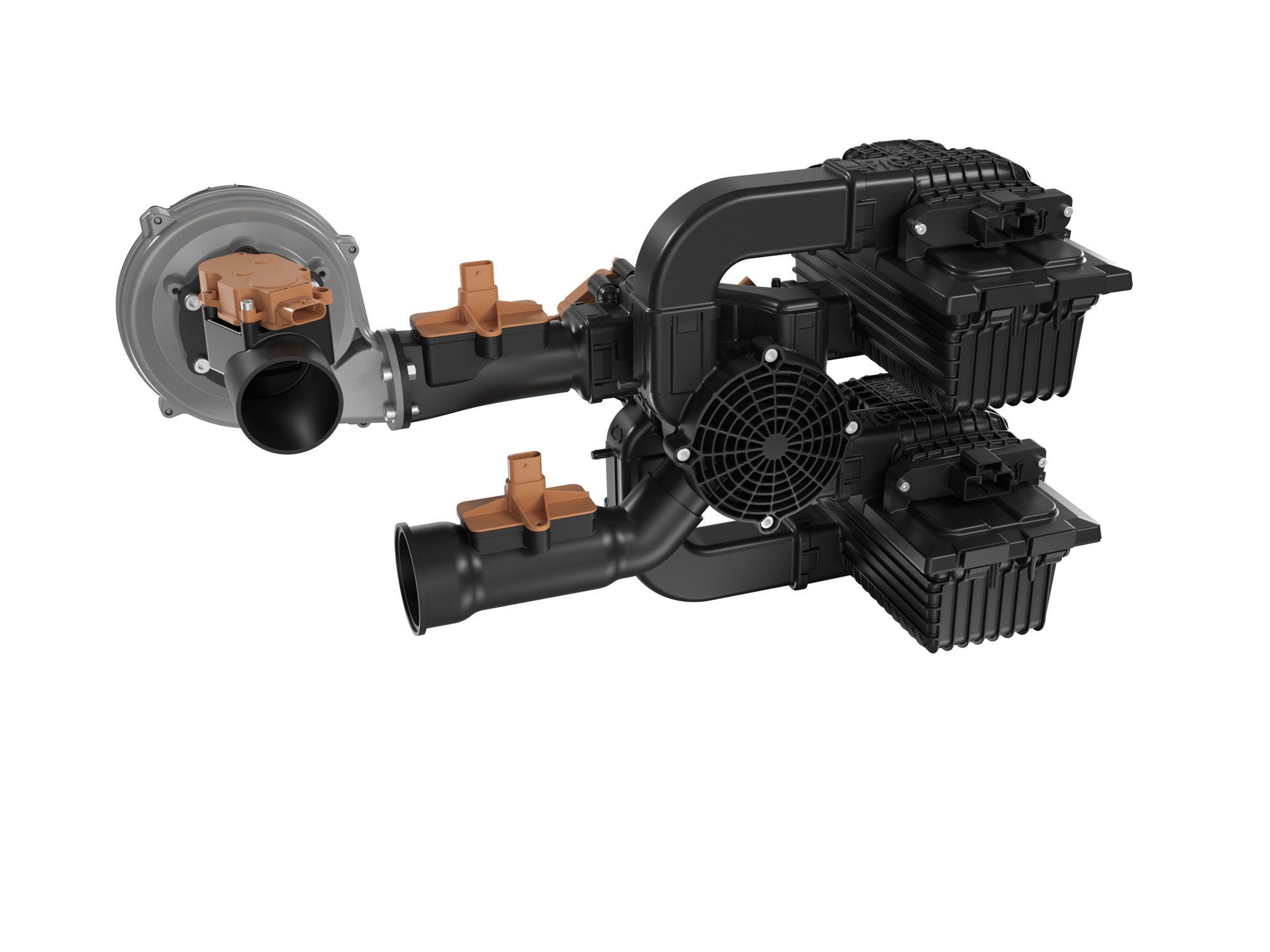 CMS system uses granulate adsorbers to regulate the H2O and CO2 concentration in the passenger compartment
